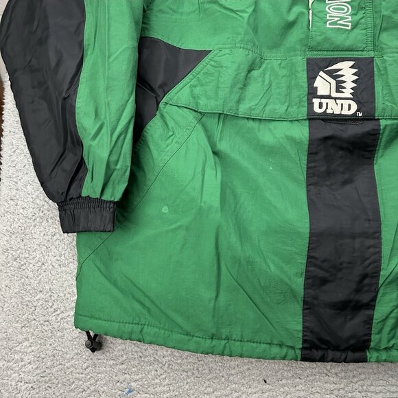 Vintage UND University of North Dakota Fighting Sioux Hockey STARTER Jacket XXL - Picture 2 of 9